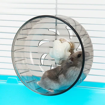 

1 Small Pet Plastic Wheel Toy Sports Jogging Wheel Squirrel Hamster Chinchilla Little Mouse Non-slip Running Fitness Toy