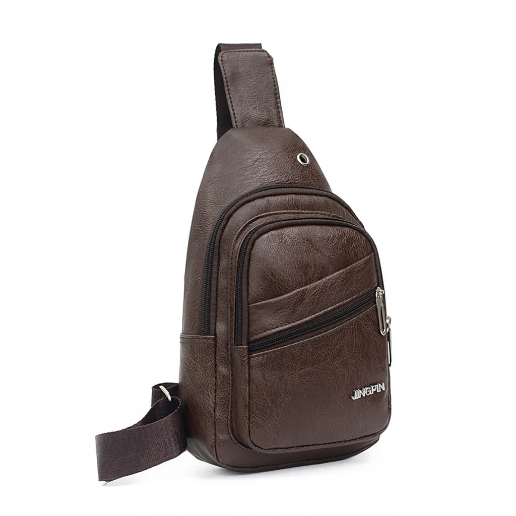 CONEED Fashion Waist Packs Men Sports Outdoor Shoulder Bag Zipper Messenger Bag Pouch For Men Run Chest Bag Waist Bag