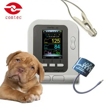 

FDA Vet Veterinary OLED digital Blood Pressure&Heart Beat Monitor NIBP CONTEC08A SPO2 Animal CONTEC Dog/Cat/Pets