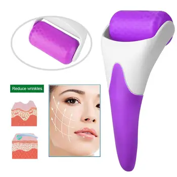 

Ice Roller Massager Handheld Anti-wrinkles Face Skin Smooth Body Cool Massage Device Eye Face Puffiness Body Facial Massager