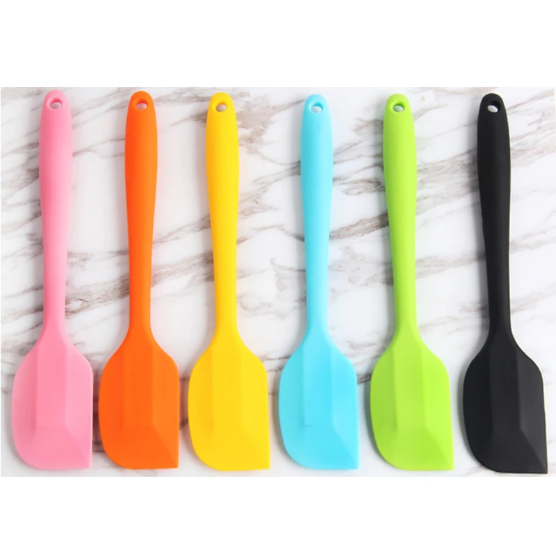  Kitchen Silicone Cake Spatula Mixing Batter Scraper Butter Baking Bakeware Tool