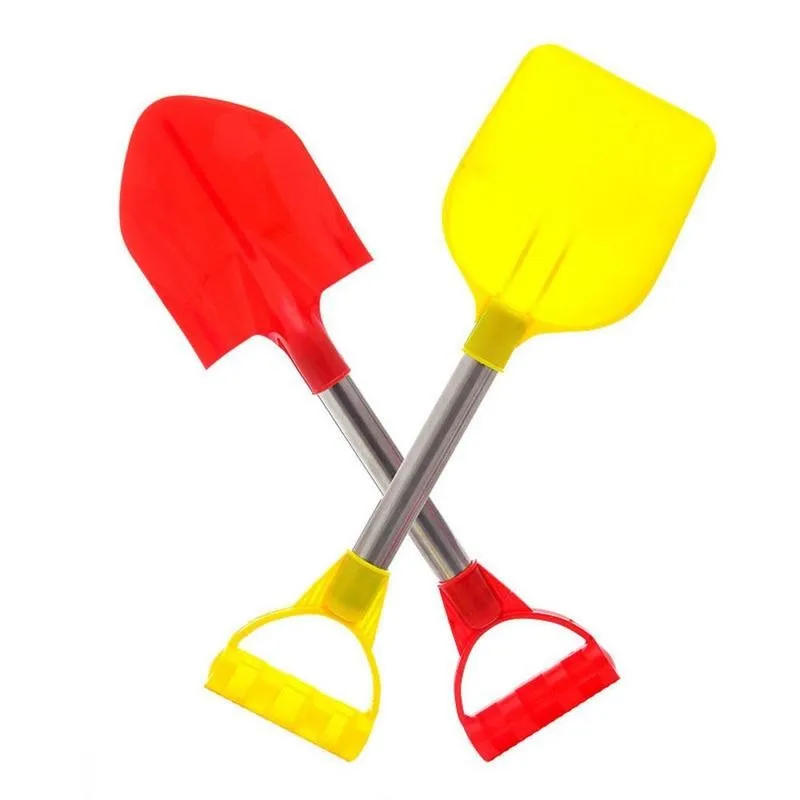 2pcs/set Beach Shovel Beach Toy Kids Outdoor Digging Sand Shovel Play Sand Tool Playing Shovels