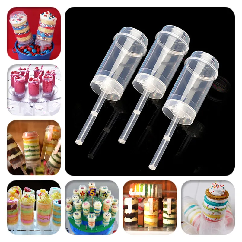 10 Stks Partij Cake Push Pop Containers Bakken Addict Groothandel Clear Push Up Cake Pop Shooter Push Pops Plastic Containers Cake Push Pop Containers Push Pop Containercake Push Pops Aliexpress