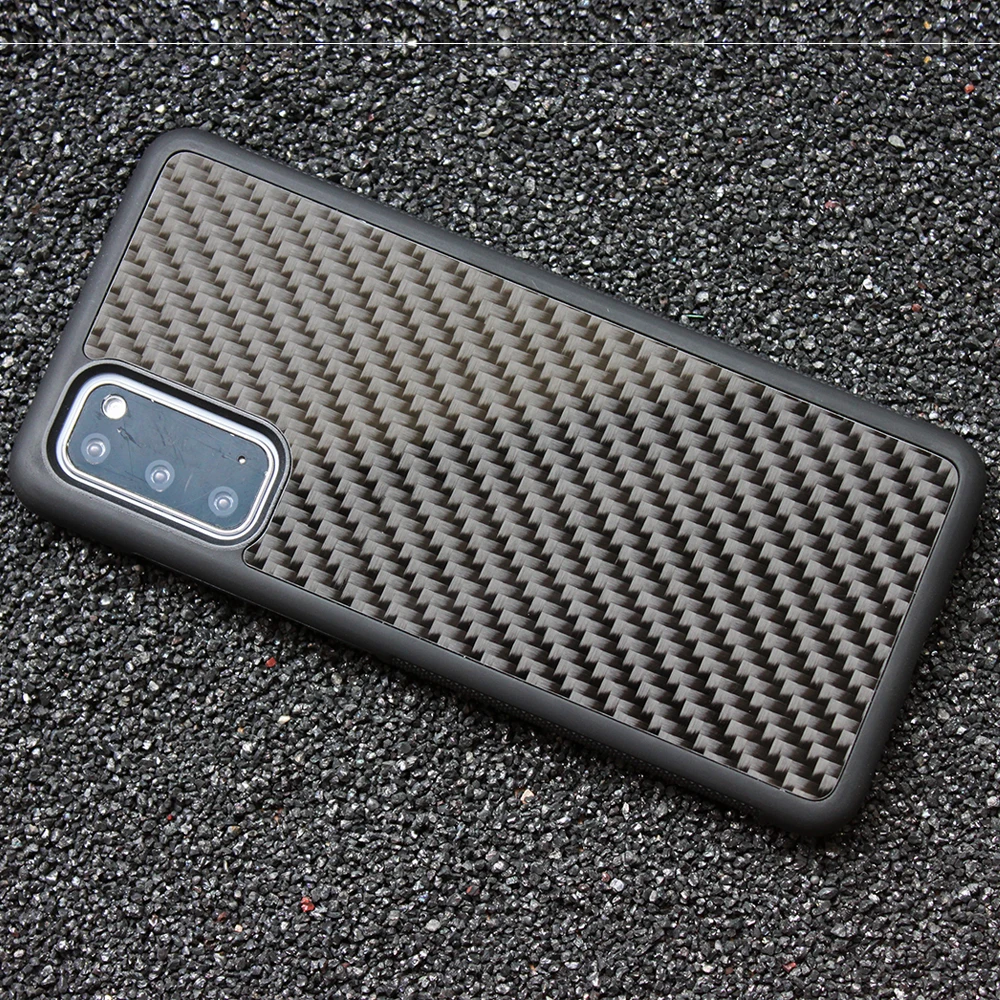 Real Carbon Fiber Case for Samsung Galaxy S20 Plus Mobile Phone Cover Business Luxurious TPU Silicone for Samsung S20 Ultra Real Carbon Fiber Case for Samsung Galaxy S20 Plus Mobile Phone Cover Business Luxurious TPU Silicone for Samsung S20 Ultra