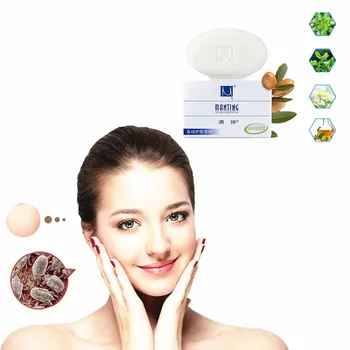 

Hand-exquisite soap with hot-selling essence oil Clean pore with acarid removal on face to prevent deep Whitening of acne soap