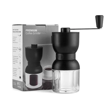 

Coffee Grinders Portable Manual Coffee Grinder Bean Grinder Adjusted by 4 External Gears Manual Coffee Grinders Coffeeware
