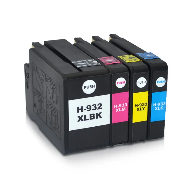 Cartucho de Tinta de Substituição para Impressora hp 932xl 933 Hp932 933xl Officejet 6100 6600 6700 7110 7610 7612 - Imagem 2