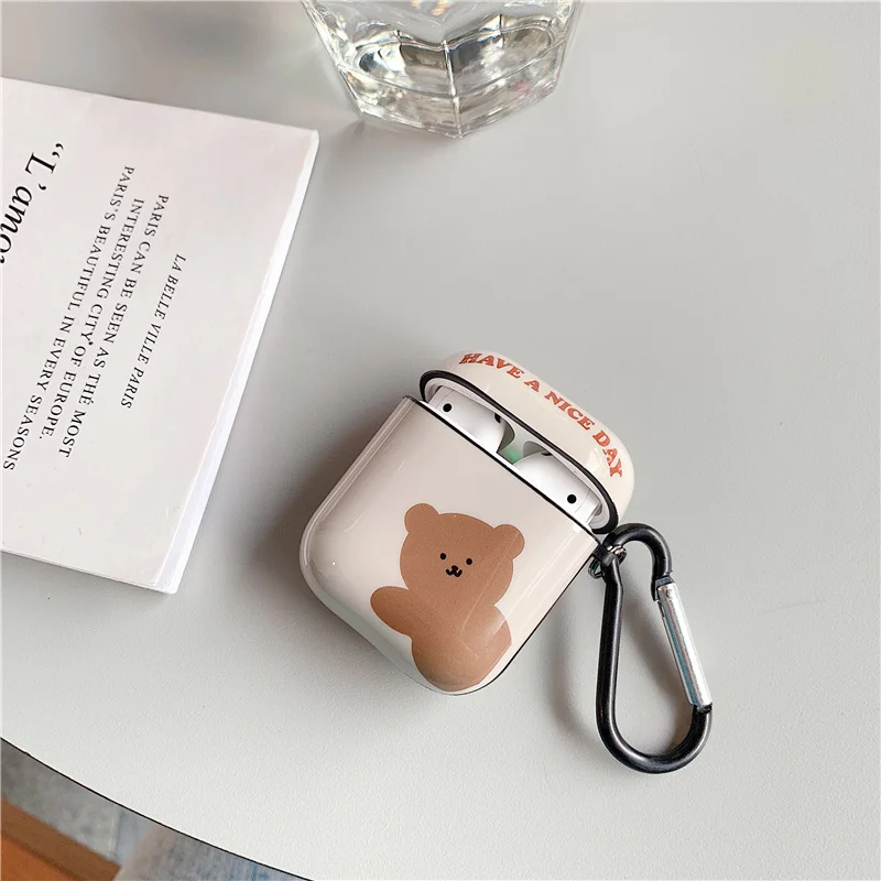 Хорошего дня чехол для наушников apple airpods 2 1 силиконовый airpod гарнитуры пряжка