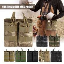 Lixada 600D нейлоновый Чехол Molle для M4 Тактический Подсумок для журналов военный, двойной держатель для переноски Molle Mag кобура для магазина сумка