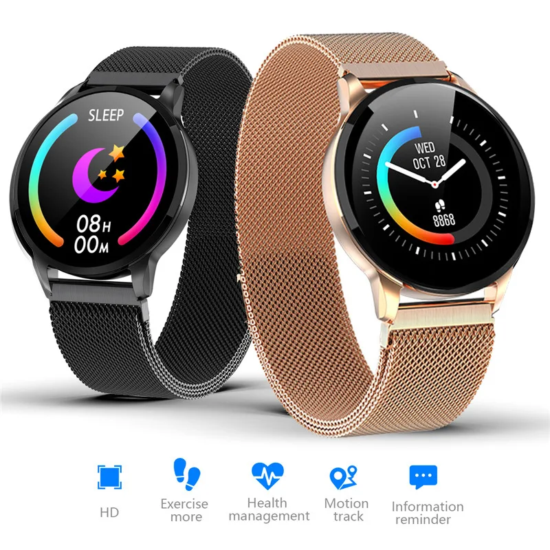 

Y16 Uwatch2 Smart Watch For Andriod IOS 1.33' Full Touch Screen IP67 Waterproof Fitness Tracker Bracelet Women Full Metal Unibod