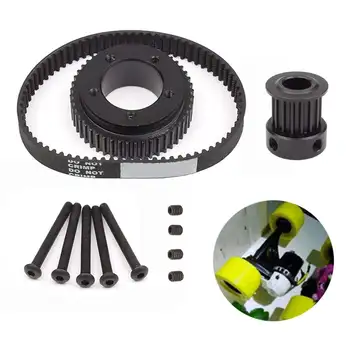 

New DIY Electric Skateboard Flywheel Pulley Drive Kit 10MM Belt For 72/70MM Wheels