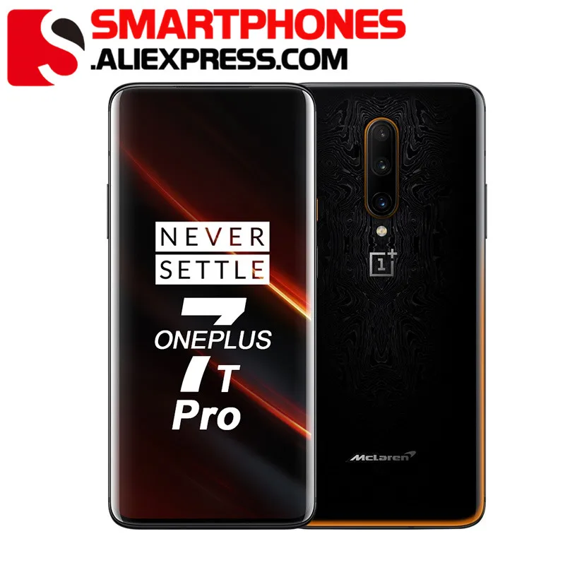 Смартфон OnePlus 7T Pro mlaren с глобальной прошивкой Snapdragon 855Plus 6,67 ''жидкий AMOLED экран 90 Гц камера 48 МП с большим аккумулятором UFS 3,0