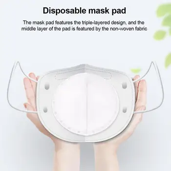 

50PCS 3 Filter Anti Pollution Dust-proof Face Mask Pad Disposable Facial Mask Filter Pad Nonwoven Protective Mask Filtering Pad