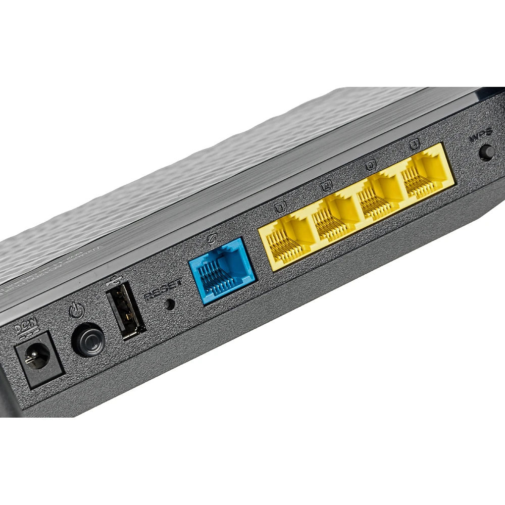 Роутер беспроводной Asus RT-AC1200G+ AC1200 10/100/1000BASE-TX/4G ready черный
