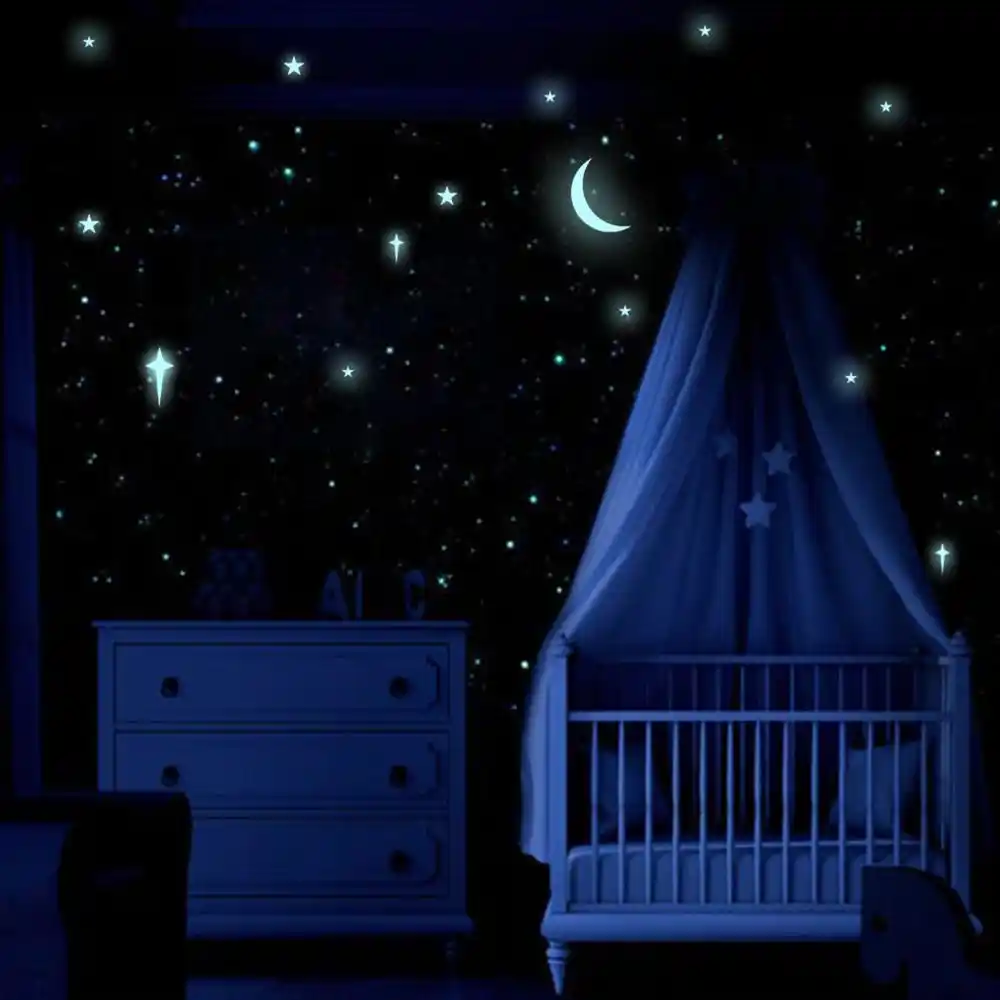 Pegatinas de decoración de pared para el hogar, pegatinas de estrellas  fluorescentes que brillan en la oscuridad para dormitorio para niños,  Adhesivo de pared 2019|Adhesivos para pared| - AliExpress