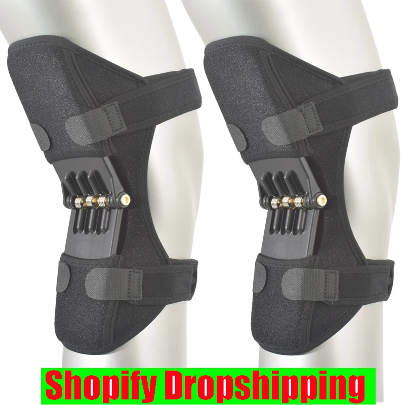 

Joint Support Knee Pads Breathable Non-slip Power Lift Joint Support Powerful Rebound Knee Brace Spring Force Knee Booster