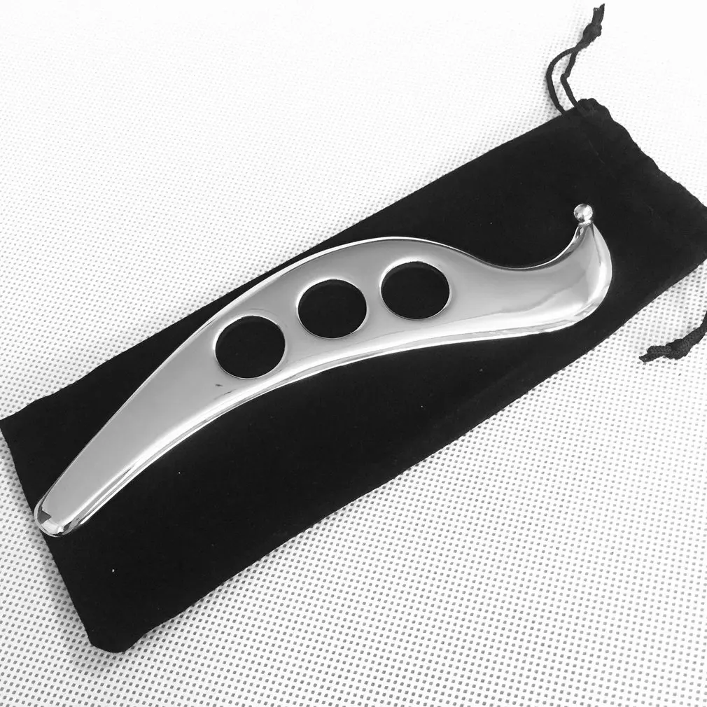 Массажный инструмент Gua Sha из нержавеющей стали для снятия мышечной боли и снятия стресса