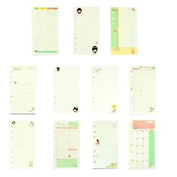 

A6 Lovely Style 6 Holes Loose Leaf Notebook Notebook With Inner Core Office Supplies Kawaii Student School Supplies Planer