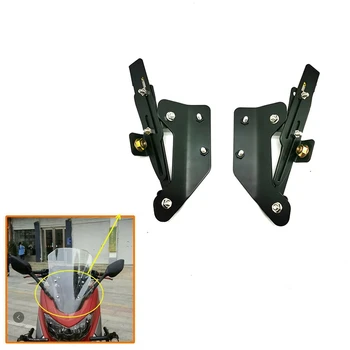 

for Yamaha Nmax 155 2015-2019 Rear View Mirrors Bracket Adjustable Windshield Stand Holder