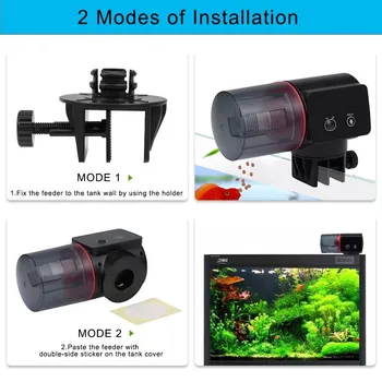 

Automatic Timing Function Fish Tank Aquarium Accessories Smart Timing For Aquarium Fish Auto Fish Food Dispenser