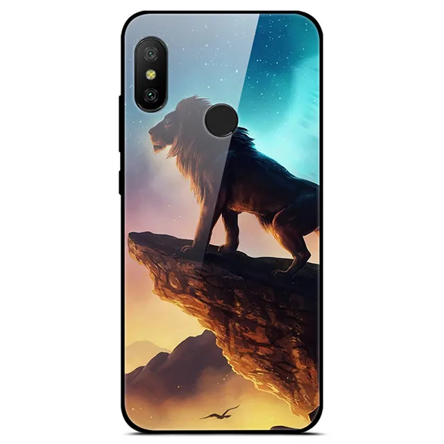 63 Для Xiaomi mi A2 Lite чехол из закаленного стекла жесткий чехол для телефона s для Xiaomi mi A2 Lite чехол для mi A2 Lite redmi 8 чехол для redmi 8 - Цвет: 63