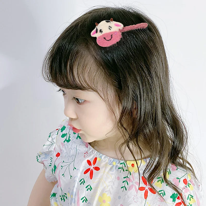 

Little Girls Antiskid Hair Comb Cute Animal Flower Bangs Hair Clips Hairpin Hairs Accessories Fashion Korean Women Hair Comb