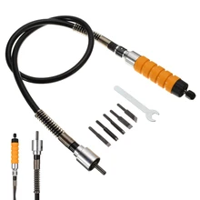 Электрический деревообрабатывающий набор, инструмент для резьбы, гаечный ключ, гибкий вал, ручная электрическая дрель, набор инструментов, мебельный Столярный инструмент для резьбы по корню