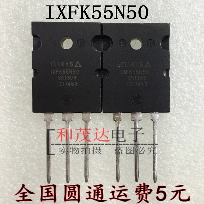 5 шт./лот IXFK55N50F 55A 500V TO-264