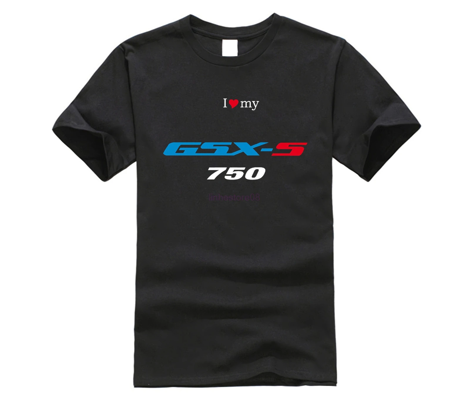 Tee Shirt Personnalise Gsxs 750 S M L Xl Xxl Homme Col Rond Moto gsx-s |