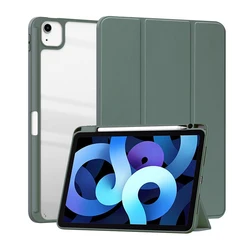 Case For iPad Air 4 10.9 inch 2021 For iPad Pro 11 12.9 10.5 10.2 7th 8th Gen mini 6 Air 2 9.7 Smart Tablet Case Acrylic Funda
