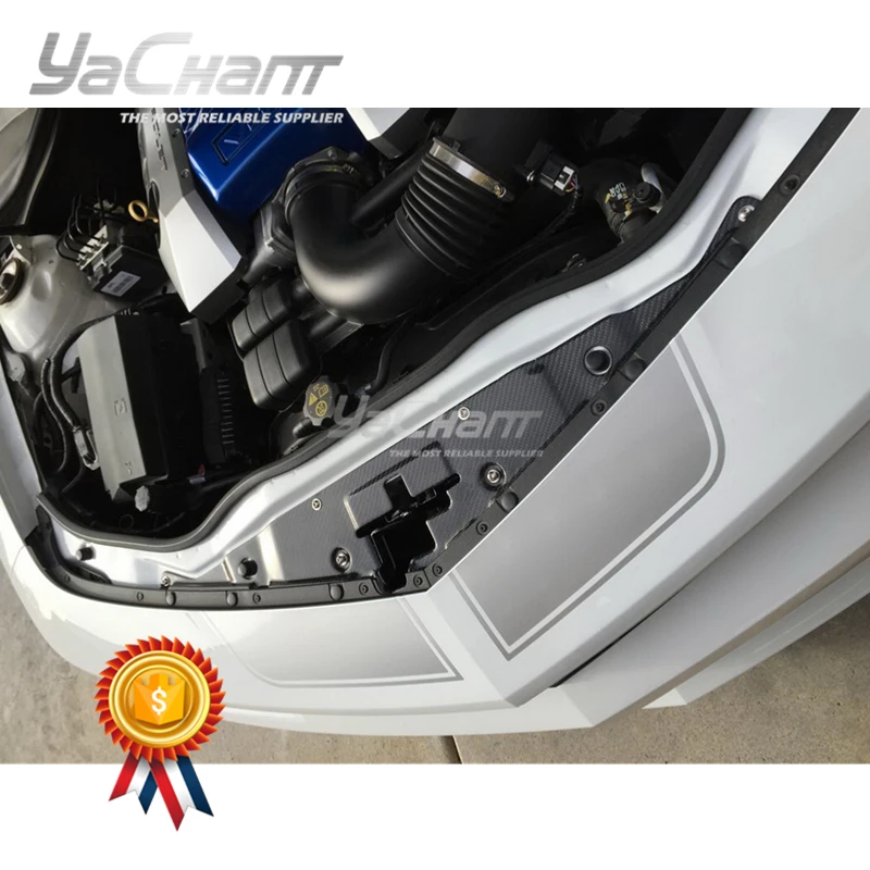 

Панель охлаждения CF из углеродного волокна подходит для Chevrolet Camaro 2010-2015, панель охлаждения радиатора