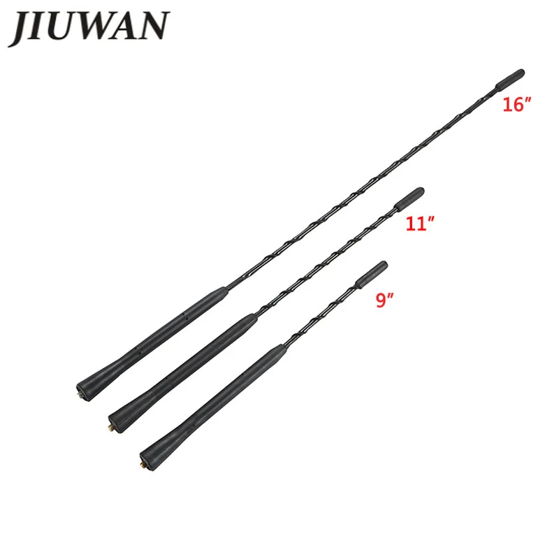 9/11/16 Inch Universal Car Roof Mast Whip Stereo Radio FM/AM Signal Aerial Amplified Antenna For VW BMW Benz Mazda Audi Toyota