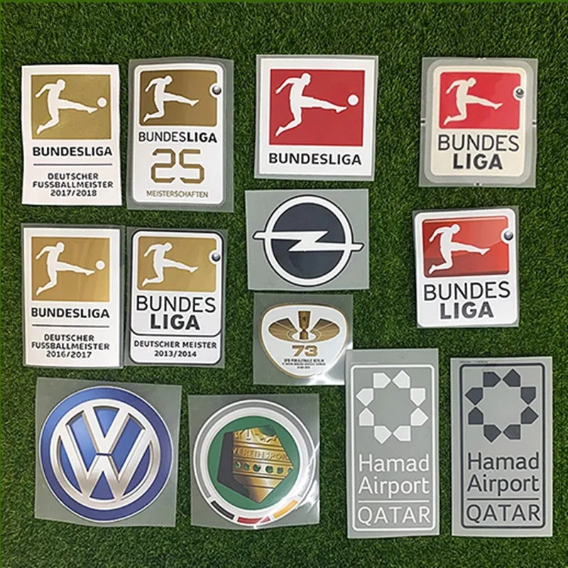 Bundesliga 10/14 14/15 15/16 16/17 17/18 18/19 19/20 LIGA BL Football Patch Champion golden Badges,Hot stamping Patch Badges