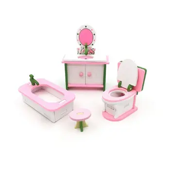 

Kids Pretend Role Play House Miniature Wooden Furniture Toy Set Kitchen Babies Living Room Mini Ornaments Toys Kit Birthday Gift