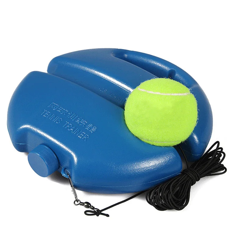 Tennis Self-learning Rebound Device Sparsring Device with 3 Balls Tennis Training Single Training Practice Outdoor Hit