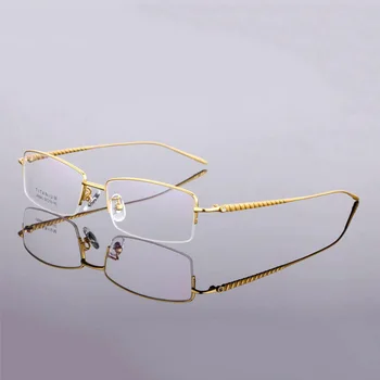 

Ultralight Eyewear Frames Men Pure Titanium Eyeglasses Business Optical Glasses Frames Accessories Square Myopia Spectacles