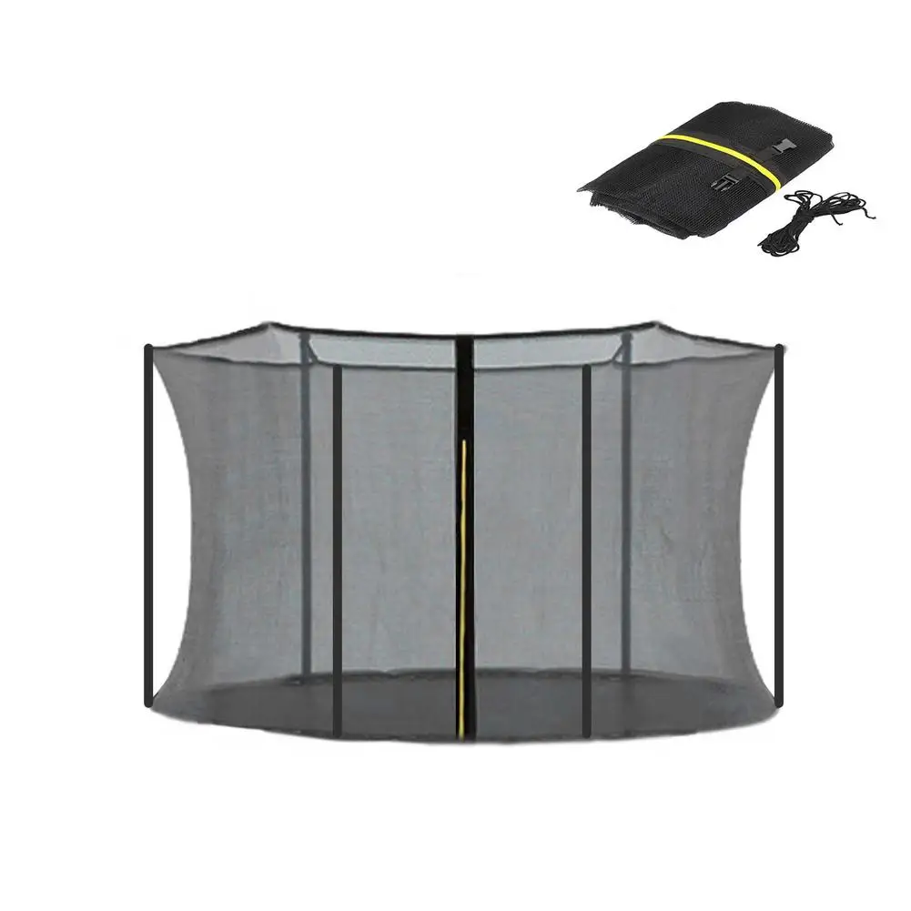 Trampoline Replacement Net Trampoline Safety Net Inner Protection Fence For 10/12/14 Feet 6/8 Poles Accessories
