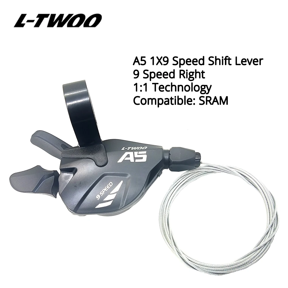 LTWOO A5 1X9 9 переключатель скорости триггер группа набор 9s 9v рычаг переключения 9 задний переключатель скорости переключатели Совместимость SRAM