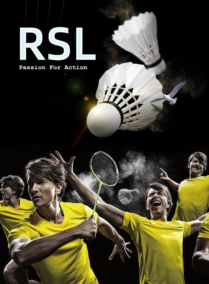 Подлинная RSL3 RSL 3 Волан для бадминтона с утиным пером прочный и стабильный турнирный мяч с защитой