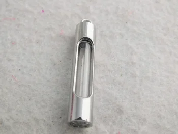 

Free shipping 50PC Cute Mini Clear Resin Stopper Glass Bottles Vials Jars Containers Small Wishing Bottle pendant charms