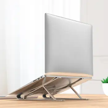

Aluminum Alloy Laptop Stand Foldable Adjustable Desktop Computer Cooling Bracket Riser Tablet Laptop Holder for PC Notebook