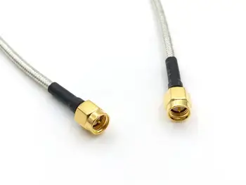 

20PCS SMA Male TO SMA Male Plug RF Coax Pigtail Semi-rigid Cable RG402