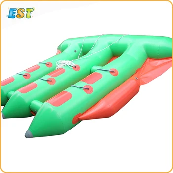 

Hot sale durable inflatable water flyfish 6 seaters adults towable inflatable fly fish boat