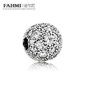 

FAHMI 100% 925 Sterling Silver 1:1 Genuine Gem 791286CZ Cosmic Stars Fit DIY Bracelet Original Women Wedding Vintage Jewelry