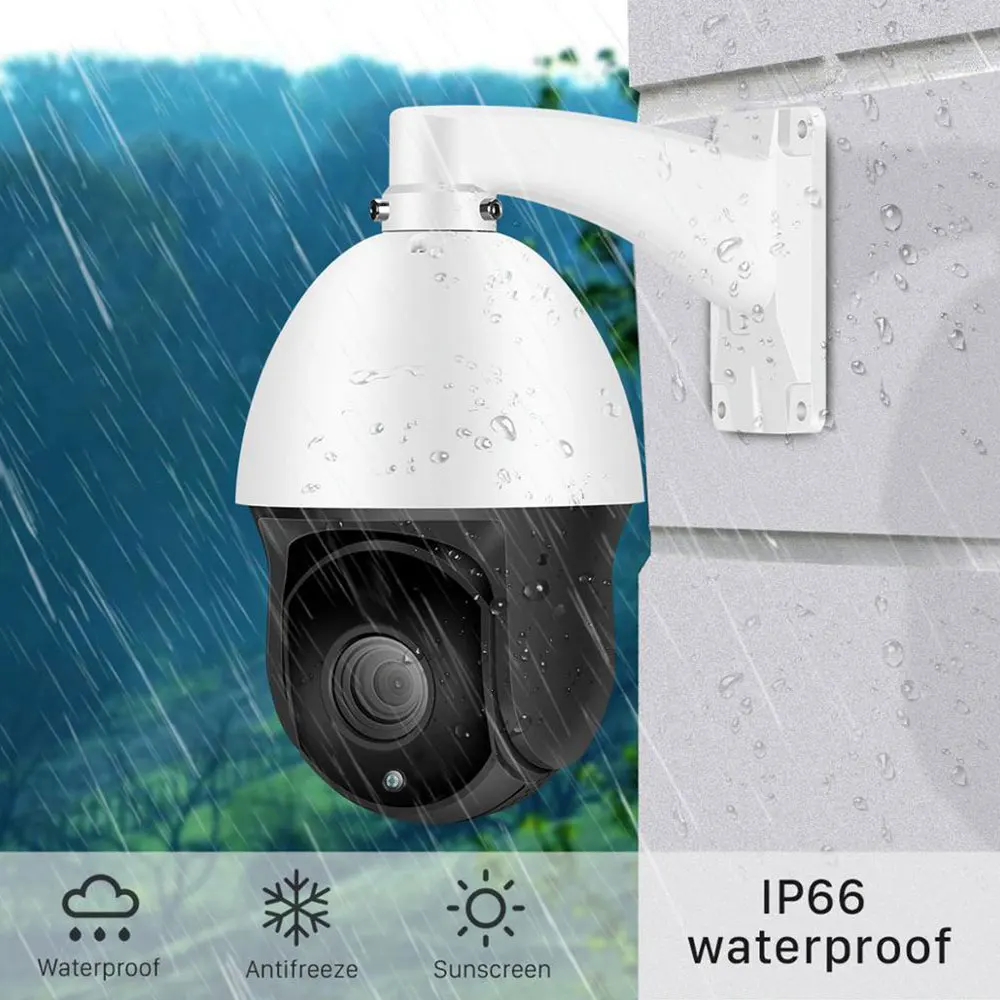 8MP 4K IP Camera Outdoor PTZ 30X 38X Optical Zoom CCTV H.265 Dome POE Vehicle Detection Security Camera NINIVISION Compatible - 30 - View #8