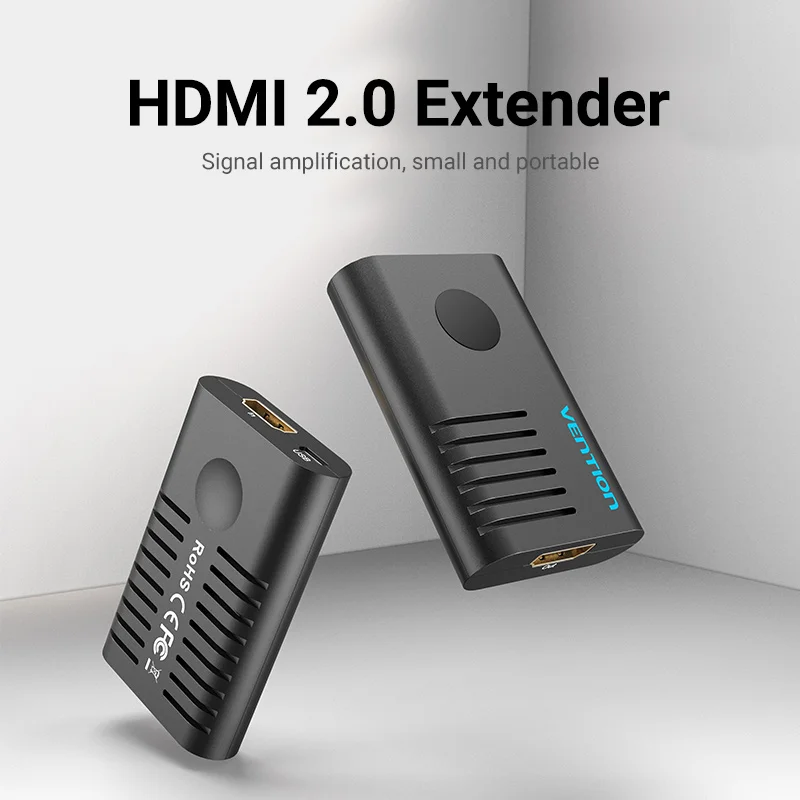Удлинитель HDMI Vention гнездовой разъем 2 0 ретранслятор 4K @ 60 Гц усилитель сигнала до м