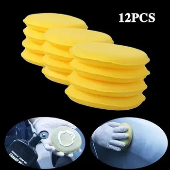 

Car foam sponge supplies car wash sponge tool edge pressing waxing sponge compressed round waxing sponge home care