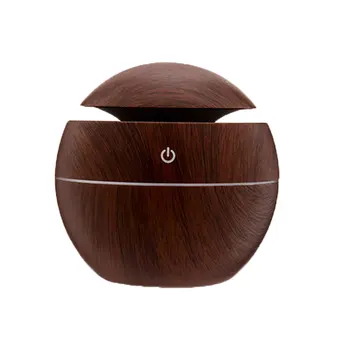

Creative Wood Grain Aromatherapy Mini Car Humidifier Home Night Light Usb Atomizer Mute Aromatherapy Machine