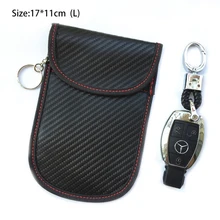 Faraday Автомобильный Брелок чехол для блокировки сигнала телефона сумки Кредитная карта RFID чехол для блокировки сигнала телефона сумка брелок ключ для защиты конфиденциальности BAG1027