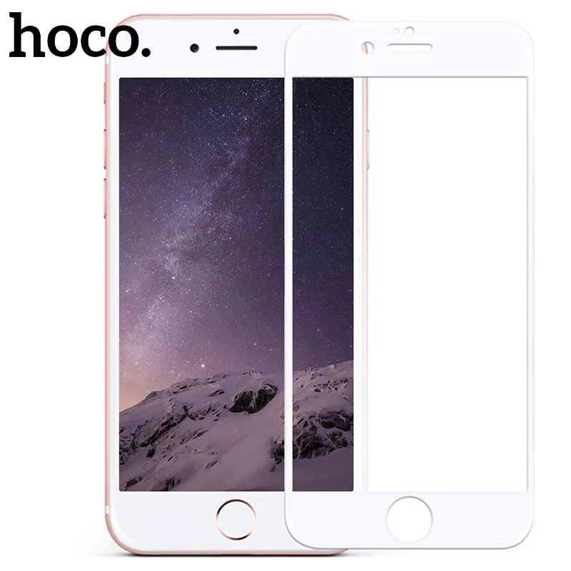 HOCO 0,25 мм Полное покрытие закаленное стекло для iPhone 7 6s 8 Plus защита экрана 3D Защитное стекло для iPhone 6 Plus